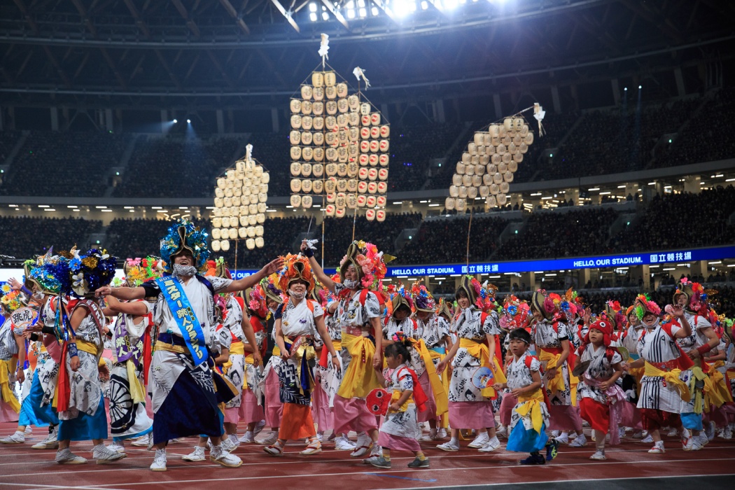 6万人の国立競技場 東北の熱気がスタジアムに集結 Tokyo Headline