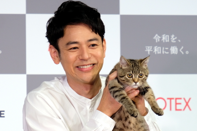 妻夫木聡 かつおちゃんに任せればバッチシ 新cmで猫のかつおとリモートワーク Tokyo Headline